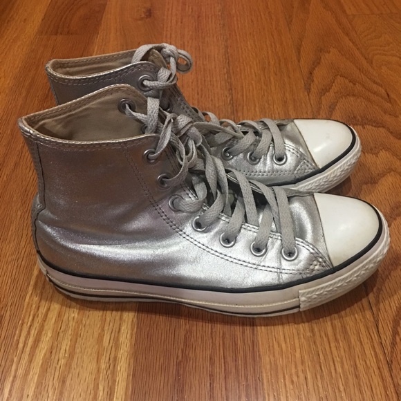 Converse Chuck Taylor All Star Metallic Hi Tops - Picture 1 of 8
